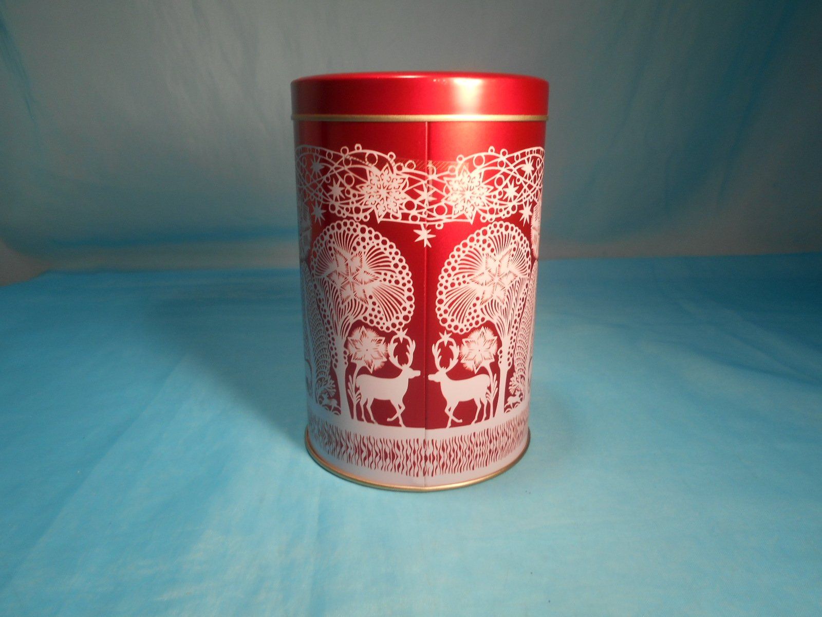 Kambly Altro in Decorazioni & Accessori: Kambly Blechbüchse rot, Ueli Hofer, Scherenschnitt – Usato da Bellach venduto da JingleCherry 1