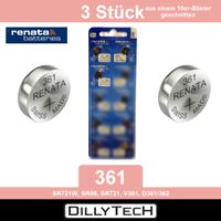 Renata 361 SR721W Knopfzellenbatterie - 3 Stk.