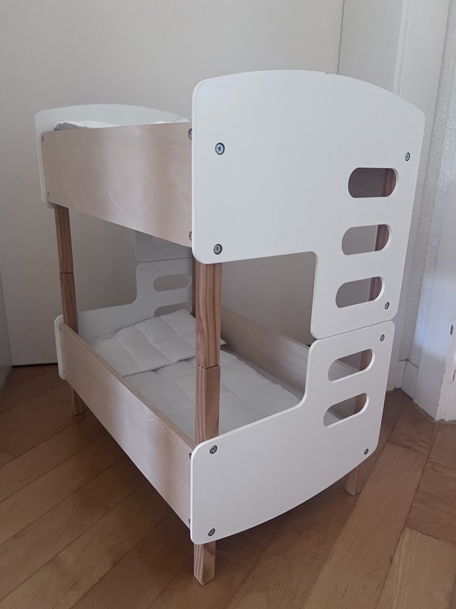 Giocattoli: Lit superposé pour poupées bois blanc – Usato da Zürich venduto da evebleu