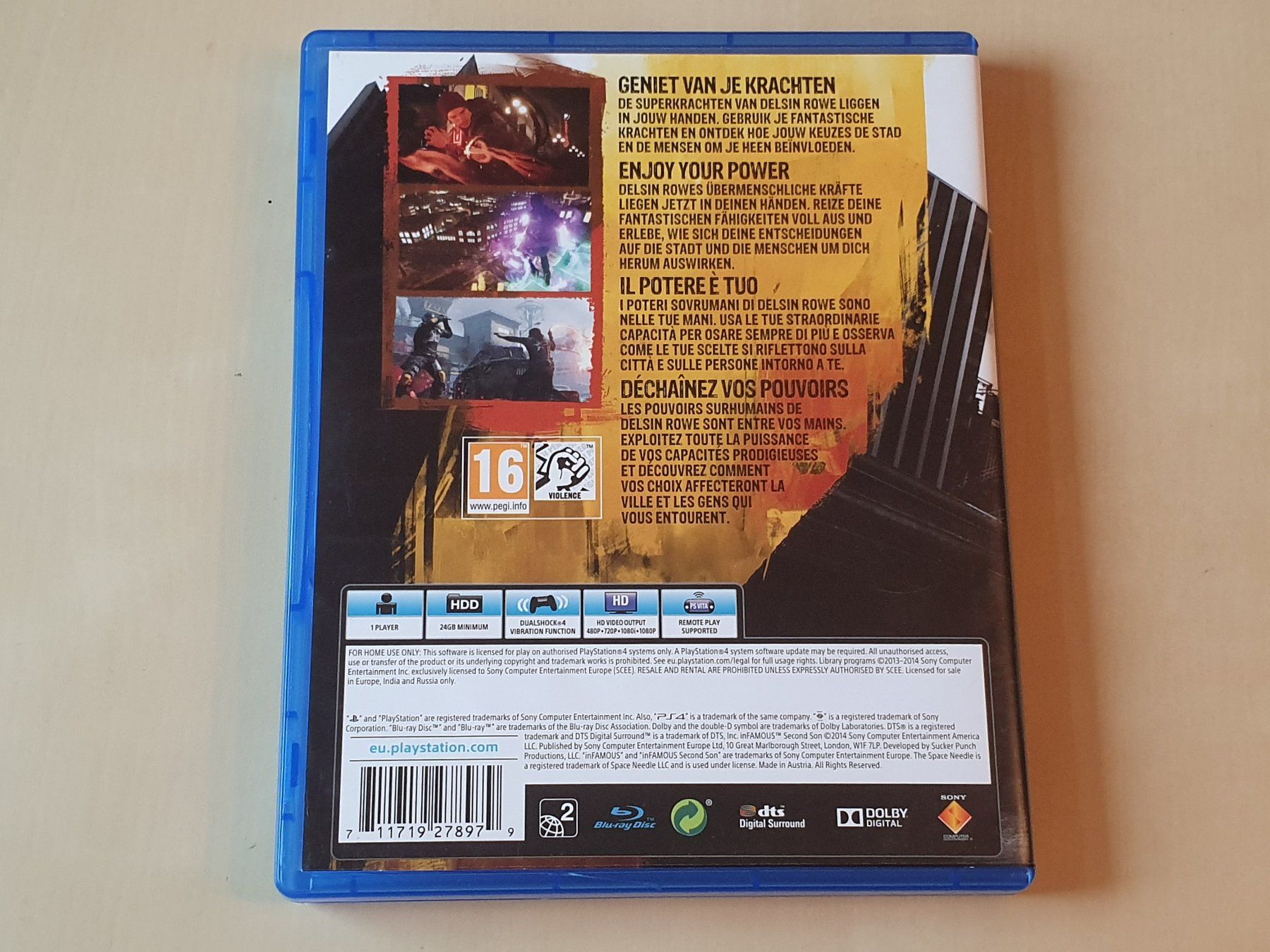 Sony Giochi: Infamous Second Son – Usato da Stansstad venduto da collectorsshop 1