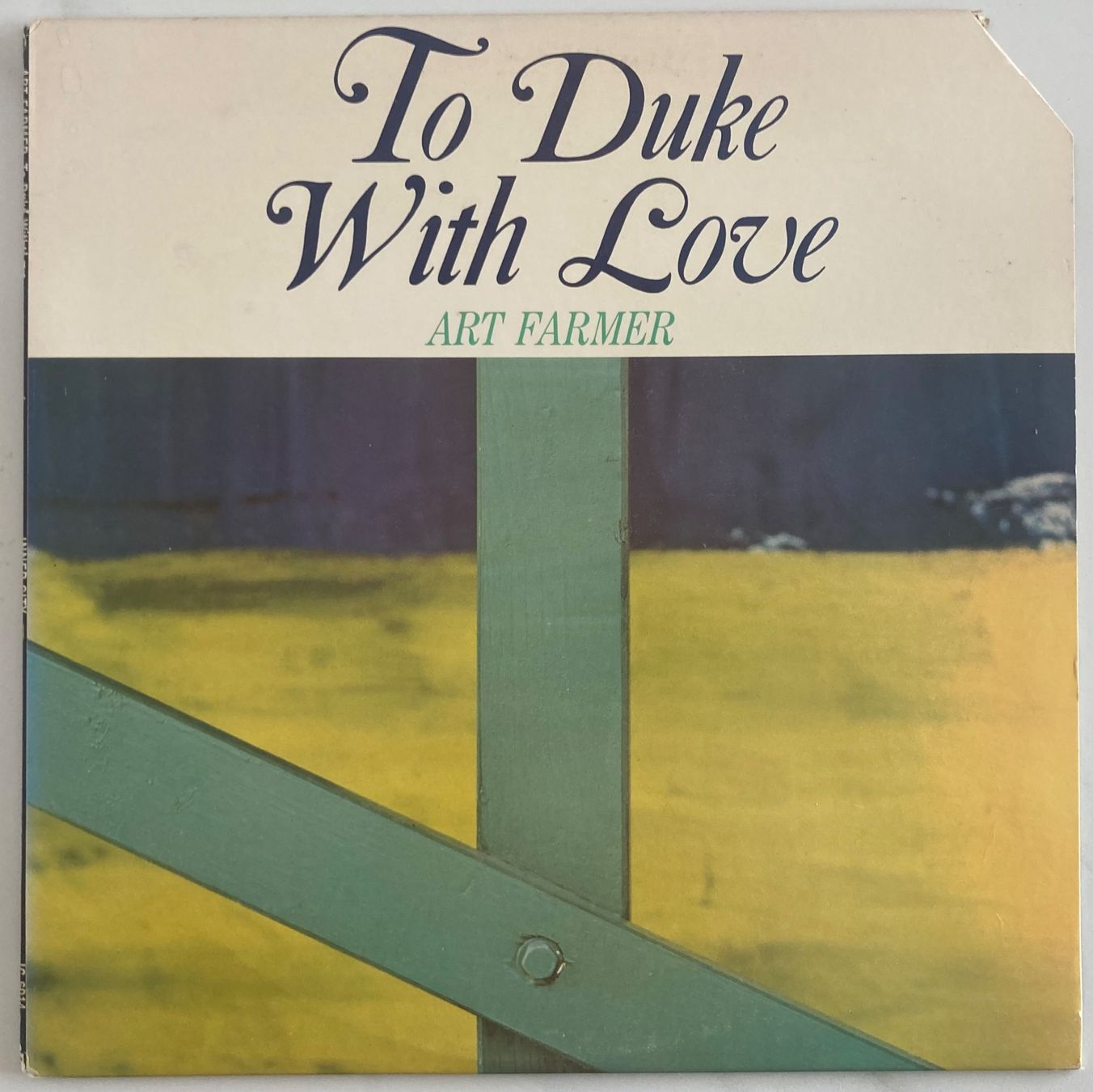 Dischi in vinile: ART FARMER - TO DUKE WITH LOVE – Usato da Poliez-Pittet venduto da Newtown-Records