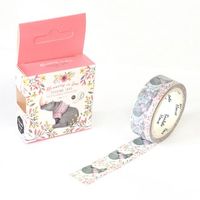 Washi Tape Nashorn sitzend / goldfoliert