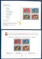 1982 Dienstmarken OMPI - Faltblätter + Sammelblätter **