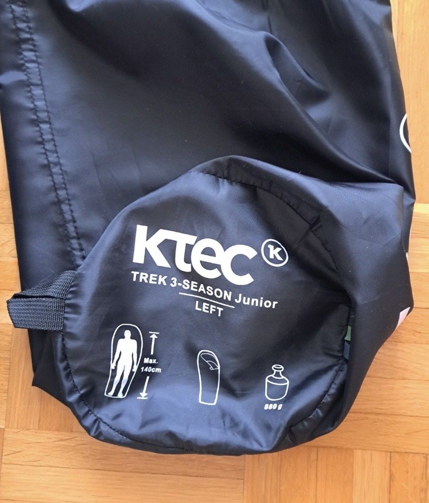 Sacchi a pelo: Sac de couchage Ktec Trek 3-Saison Junior, comme neuf – Usato da Aigle venduto da Vintage1184 2