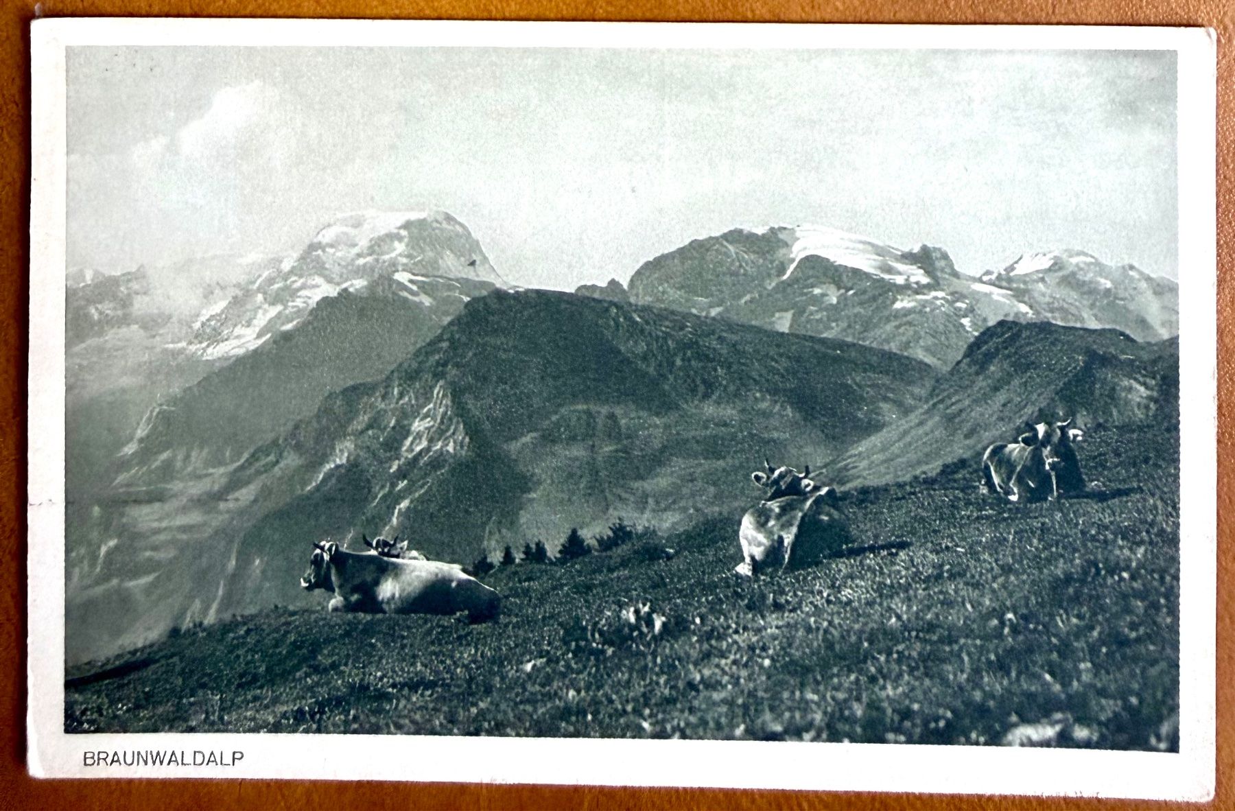Cartoline postali: Braunwald - Kühe auf der Alm - Antik – Usato da Lutry venduto da Ediego