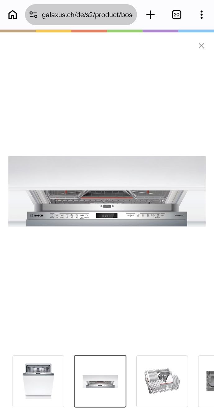 Bosch Lavastoviglie: Geschirrspüler Bosch  – Nuovo (secondo la descrizione) da Buchs SG venduto da mar_5dxr 2