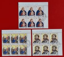 VATIKAN KUNST MALER HANS HOLBEIN 6ER BLOCK 1993 ET UND **