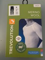 Neu Trevolution Merino Unterwäsche, Herren, Schwarz, S