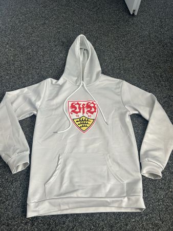 VfB Stuttgart Kapuzenpullover weiss Grösse M neuwertig