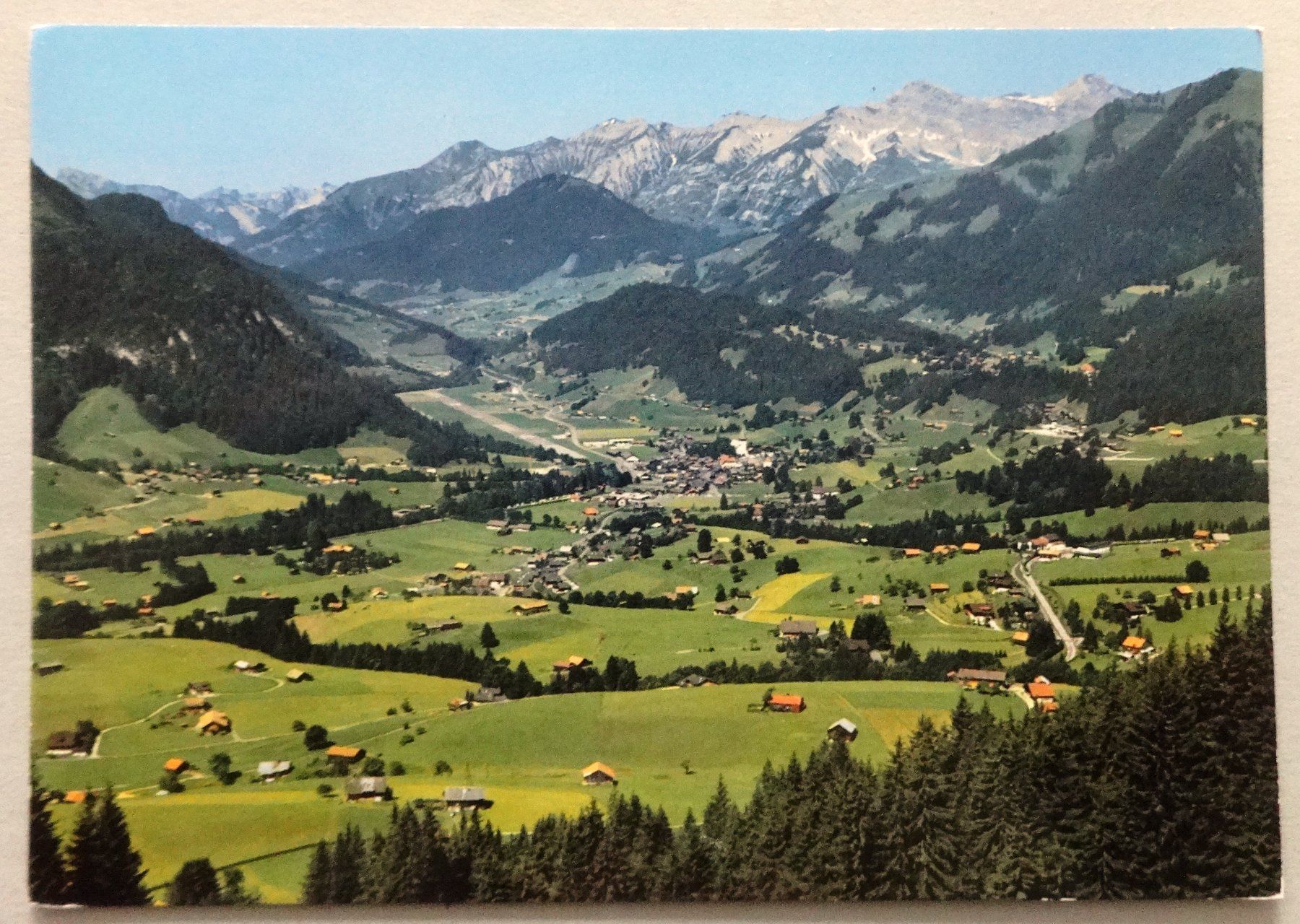 Cartoline postali: Saanen, Gruben, Wadtländer Alpen – Usato da Fétigny venduto da Billy2miny