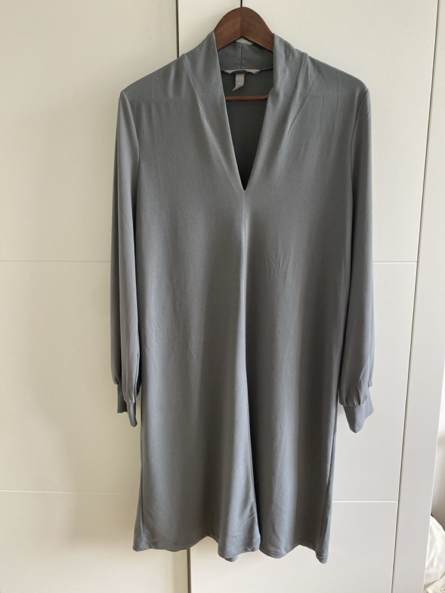 H&M Vestiti: Kleid grau/hellblau Grösse S – Usato da Kriens venduto da aloha19