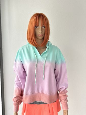 Hoodie RAHI Ombre Dye Size S 100% Cotton Used Condition