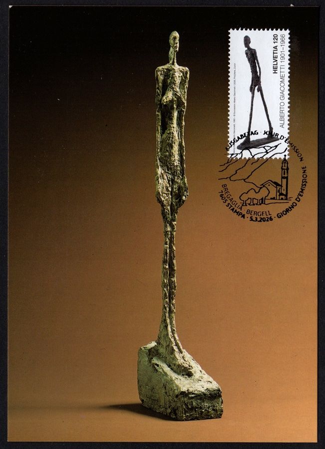 Tutti i francobolli: Maximumkarte Alberto Giacometti – Nuovo (secondo la descrizione) da Dottikon venduto da haeusibuh5