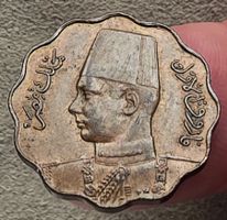 ÄGYPTEN 5 MILLIEMES 1362/1943