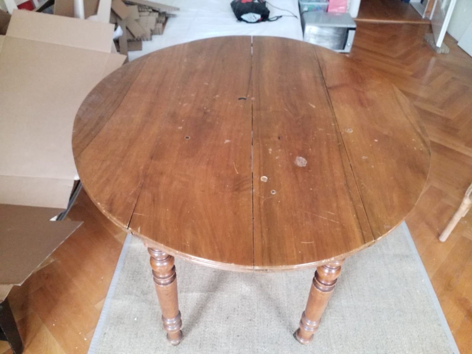 Tavoli: TABLE OVALE ancienne à 2 VOLETS – Usato da Lausanne venduto da lis_mf86 2