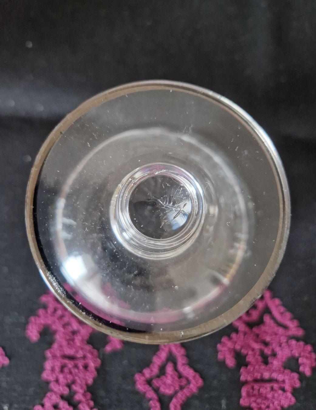 Murano Gläser: 6 Cognacgläser Murano Medici/ Platinrand – Neu (gemäss Beschreibung) aus Bern von Antikbatik 7