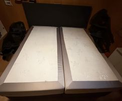 Boxspring bett mit ergonomischen matratzen 180x200