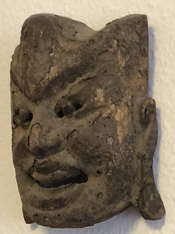 Sonstige Antiquitäten & Kunst: Antike holzmaske aus Tibet – Gebraucht aus Basel von Familymusic 1