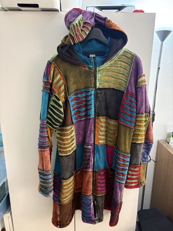 Giacca patchwork XXL made in Nepal