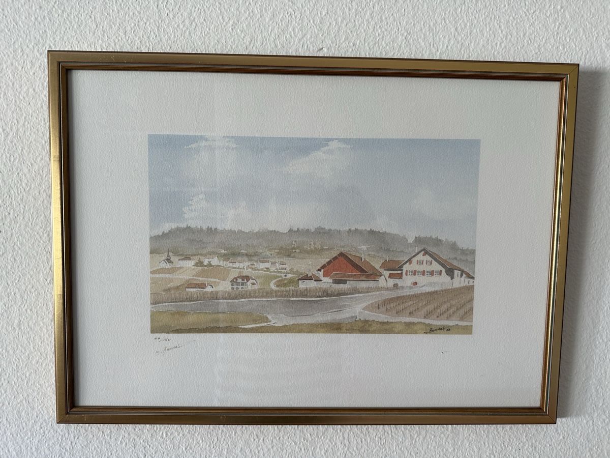 Grafica & Litografie: 6 Bilder Lithographien mit Goldrahmen – Usato da Stansstad venduto da ps2_kh5m 3