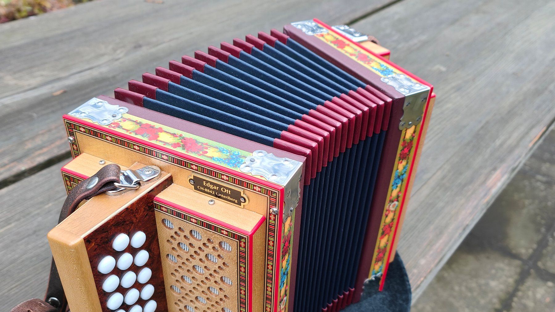 Strumenti musicali: OTT Schwyzerörgeli Type TN 2 (Type Nussbaumer) 2 chörig in b – Usato da Hilfikon venduto da trex700 2