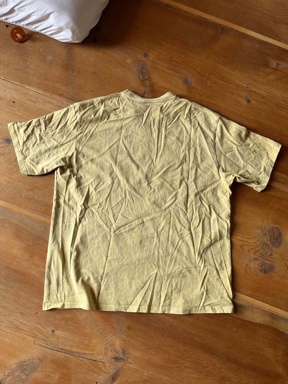 Gramicci T-shirt: Gramicci One Point Tee Pigment Dyed – Usato da Lavin venduto da rischardo 1
