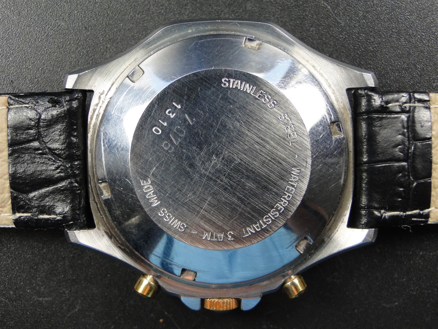 Nivada Orologi: Seltene Nivada Date Automatic Chronograph Sammleruhr - 4g – Usato da Zürich venduto da papsas 7