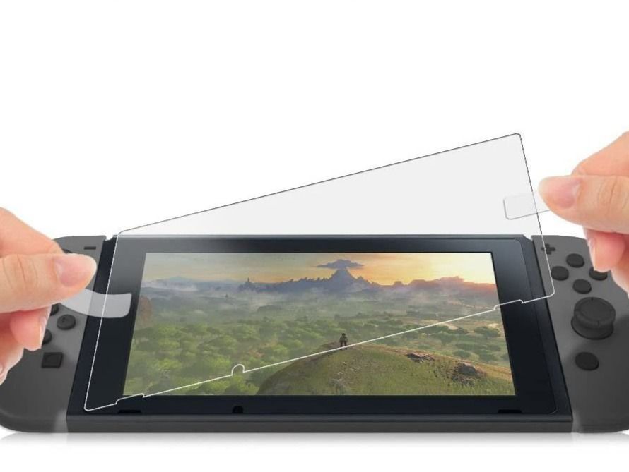 Nintendo Konsolen: Nintendo Switch DisplaySchutz Folie tempered glass – Neu und originalverpackt aus Uster von -FPS- 1