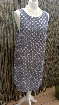 Robe Tunique à motifs noir & blanc H&M, taille 40, NEUF