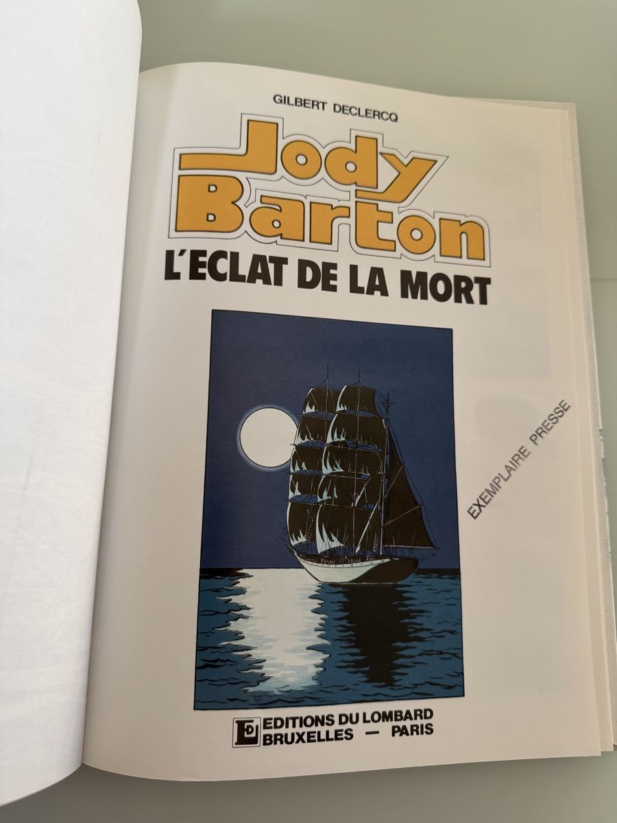 Fumetti: Jody Barton, l'éclat de la mort – Usato da Bellevue venduto da Bernie11 1