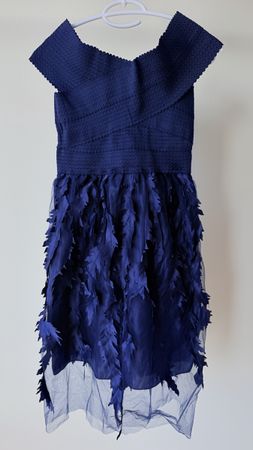 Kleid blau Grösse S Tüll