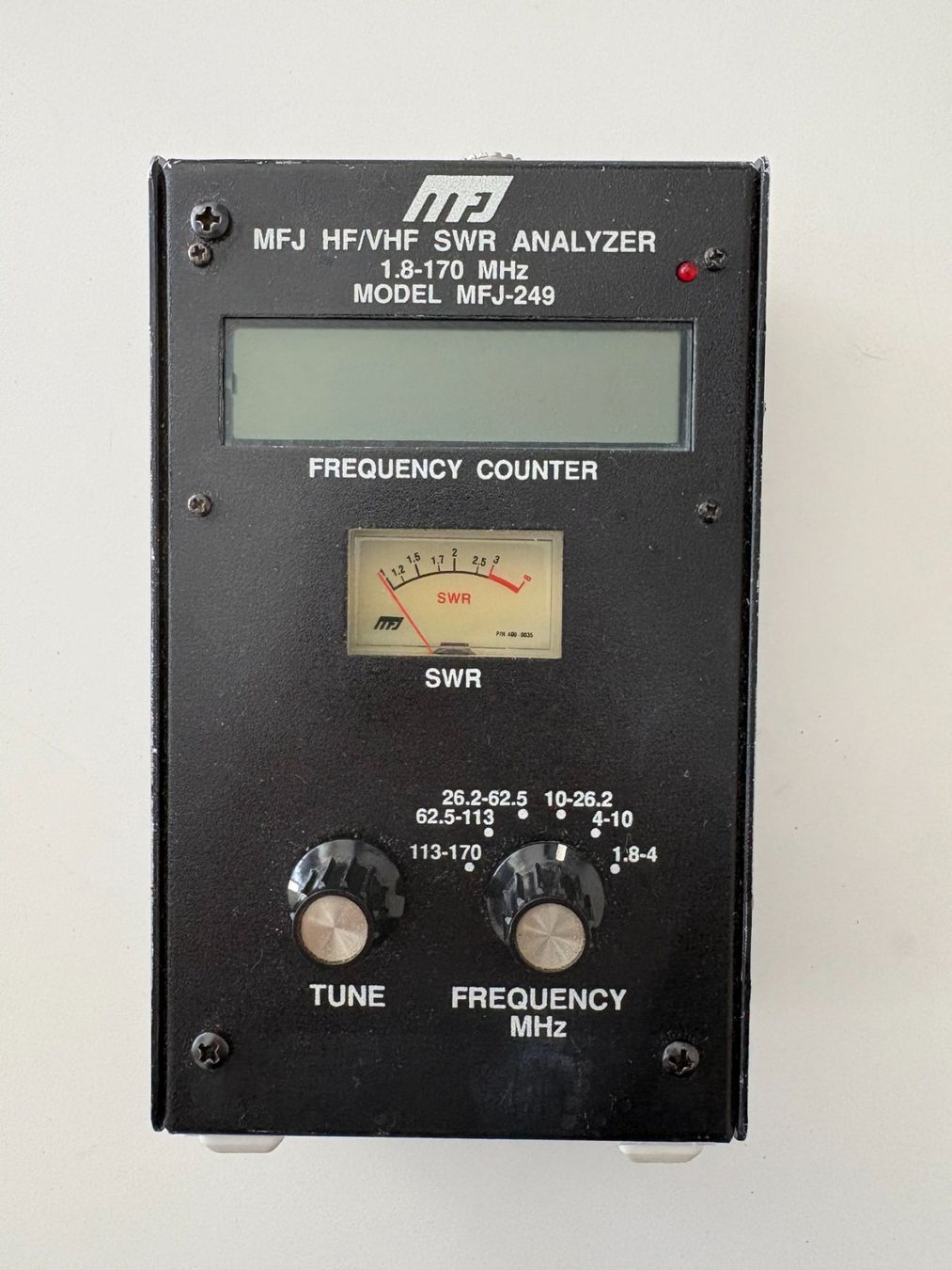 Radiocomunicazione: MFJ-249 SWR ANALYZER – Usato da Ascona venduto da vermentino