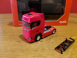 Herpa Scania CS Zugmaschine rot 1:87