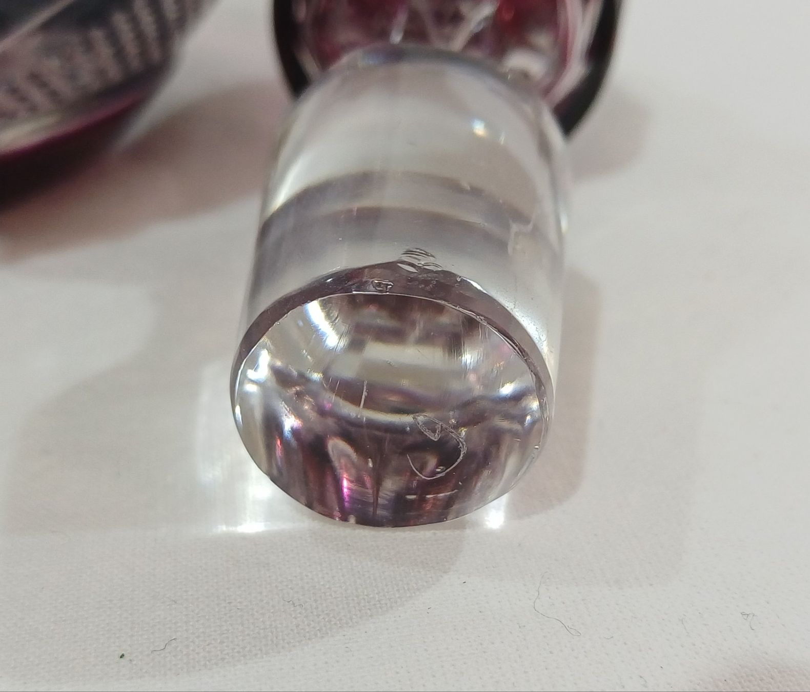 Caraffe: Vintage Kristallglas- Karaffe – Usato da Luzern venduto da IG_Arbeit 6