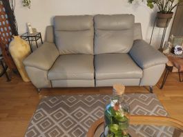 2 und 3 Sitzer Echtledersofa mit Relaxfunktion