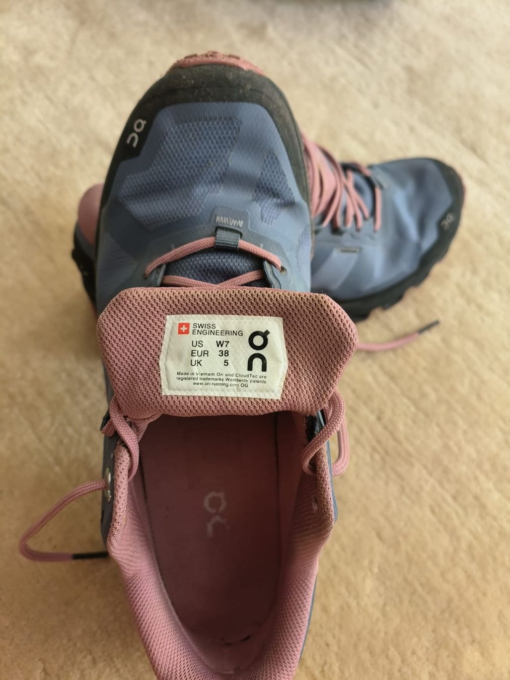 On Damenschuhe: On Trailrunning-/Wanderschuhe, Gr. 38 – Gebraucht aus Riehen von ept_m26h