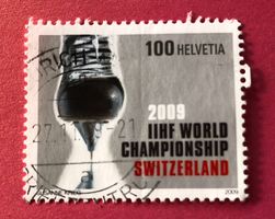 Nr.1301 EISHOCKEY-WELTMEISTERSCHAFT 2009 GESTEMPELT    