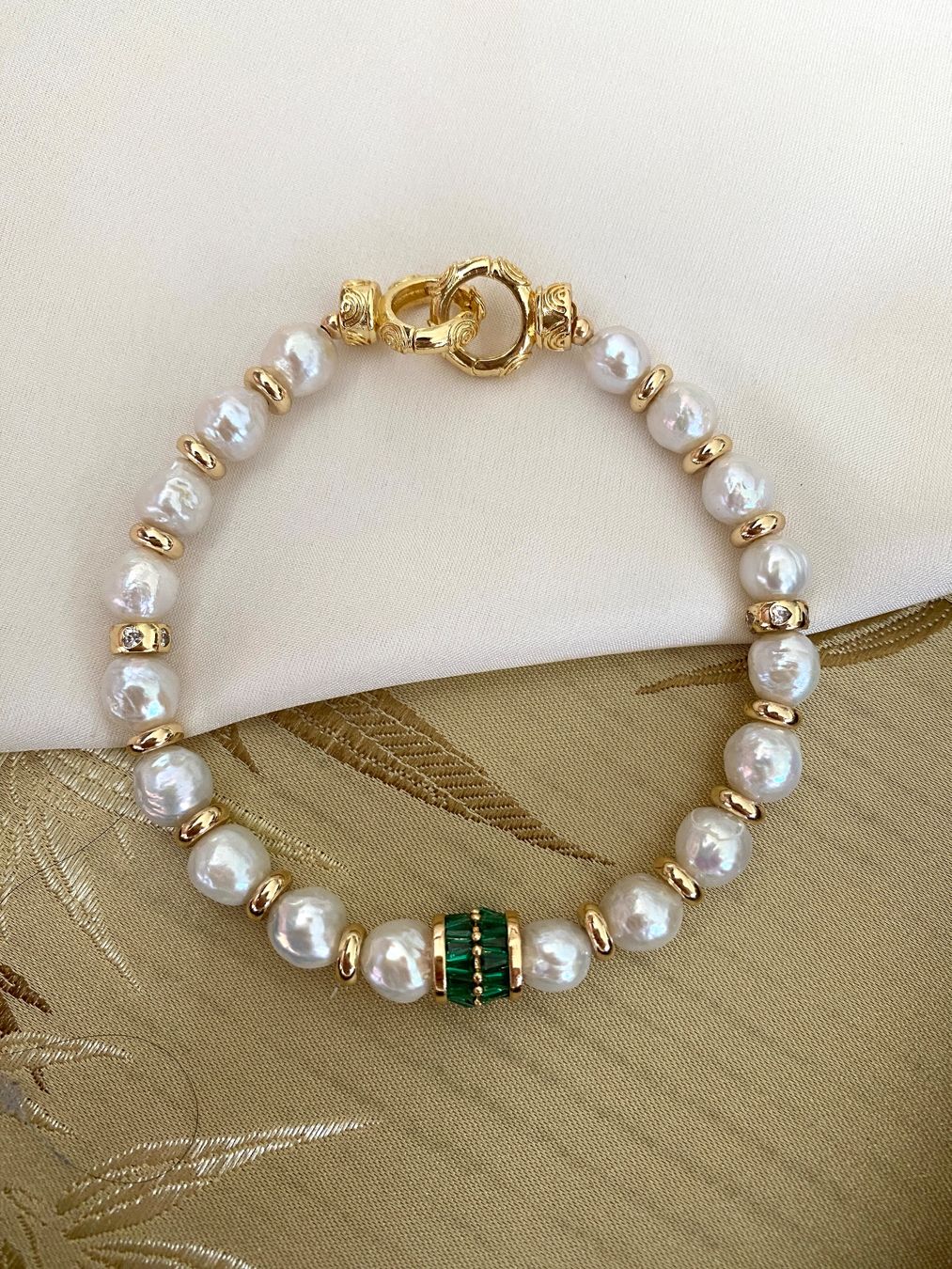 Bracciali & Braccialetti: Süsswasserperlen Armbänder echte – Nuovo e nell'imballaggio originale da Sarnen venduto da yingsperlen
