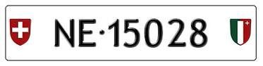 Insegne: Plaque auto NE 15028 – Nuovo (secondo la descrizione) da Boudevilliers venduto da ENCHERES-PLAQUES-NE