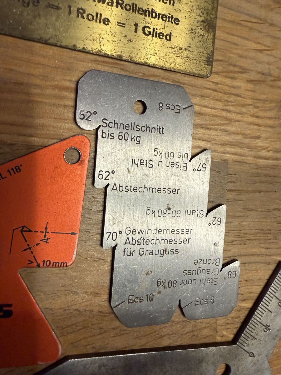 Sciablone: Winkel Radius Lehre Werkzeug – Usato da Goldach venduto da Messerguru 2