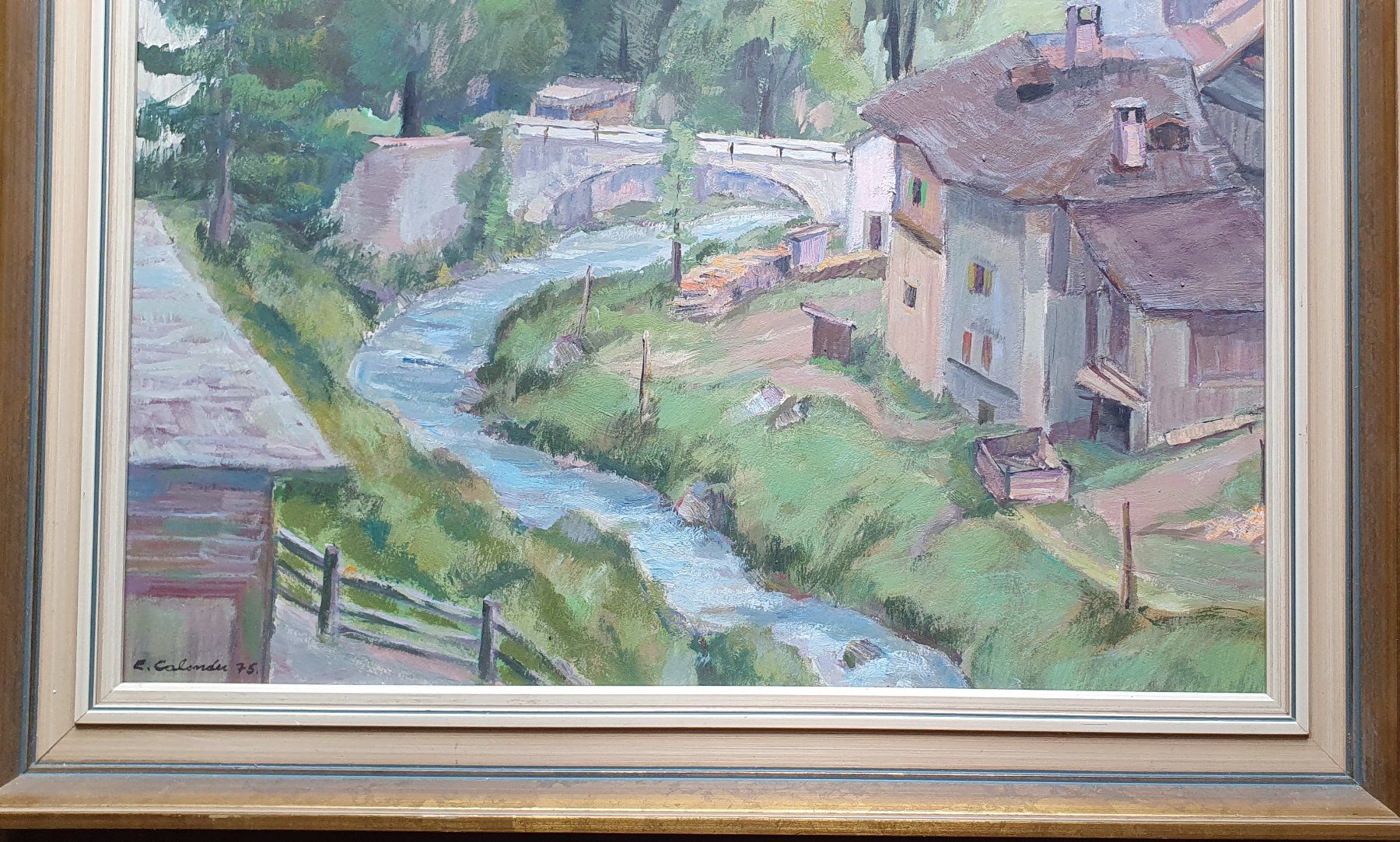 Gemälde: Eugen Calonder - Öl - Gemälde 1975 – Gebraucht aus Kreuzlingen von Rschweiz1 3