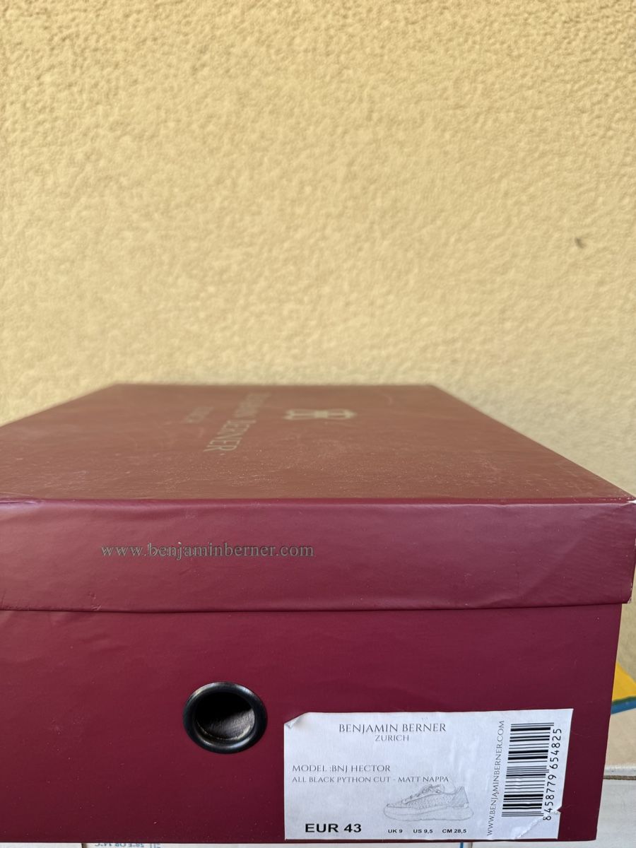 Herrenschuhe: Benjamin Berner Hector Noir Python T.43 – Gebraucht aus Dorénaz von tia_6z2d 6