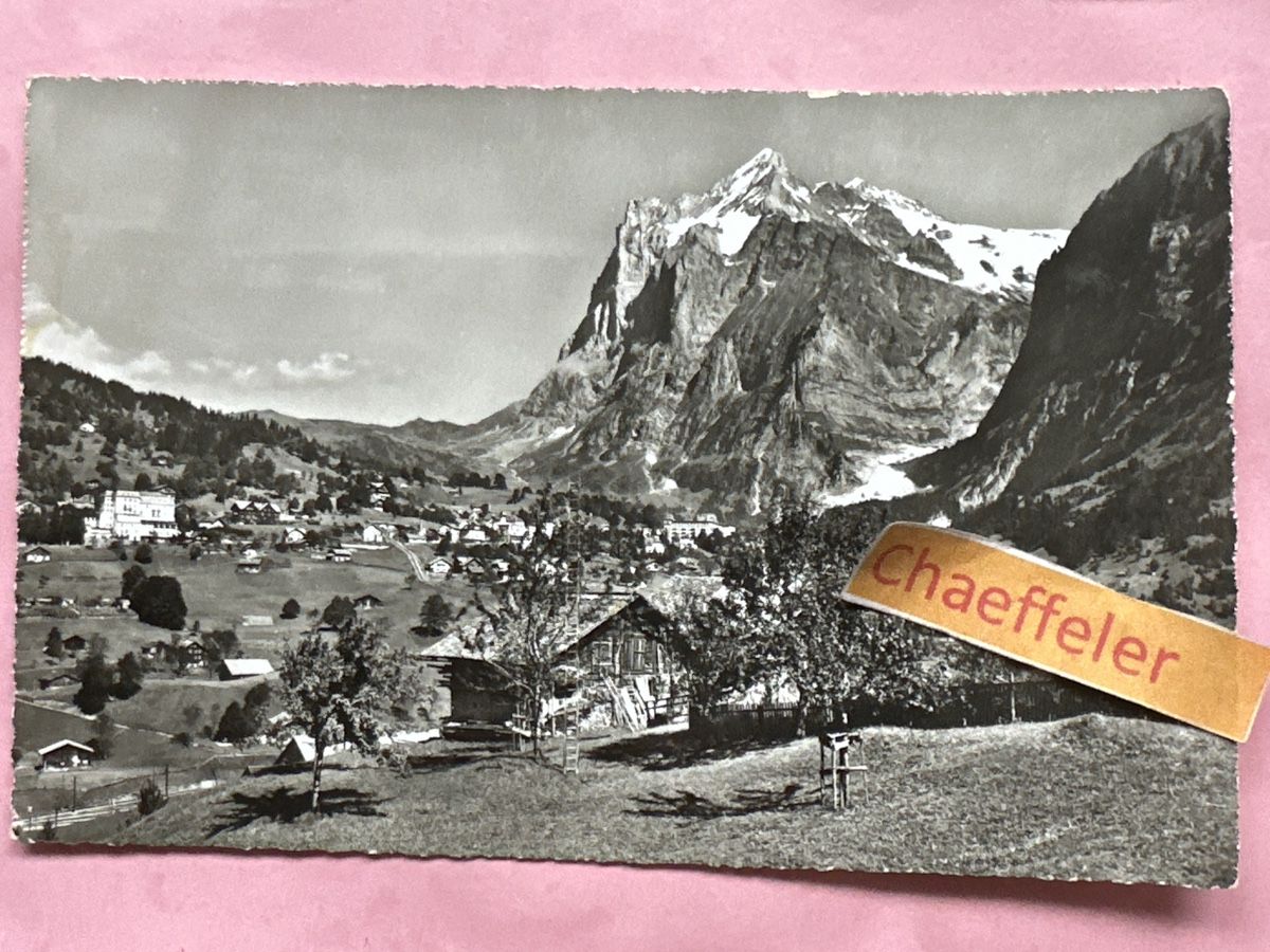 Cartes postales: Grindelwald. Wetterhorn  – D'occasion à Zürich par Chaeffeler