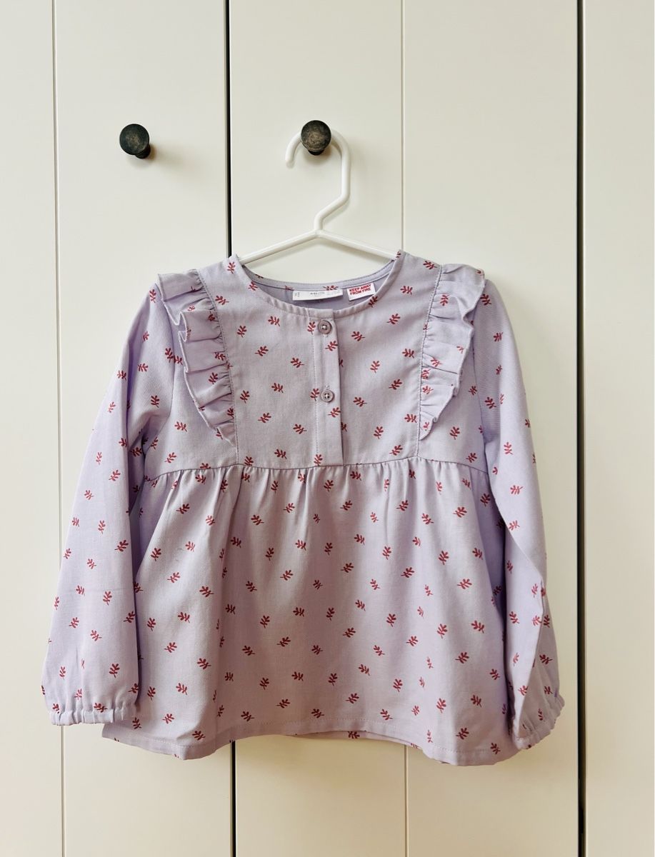 Mango Pigiama & Simili: Mango, 104, Pyjama set, Lila und Blumen, neu – Nuovo e nell'imballaggio originale da Burgdorf venduto da rulan 2