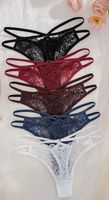 5x String-Tanga-Unterwäsche-Spitzen-Sexy- Grösse L