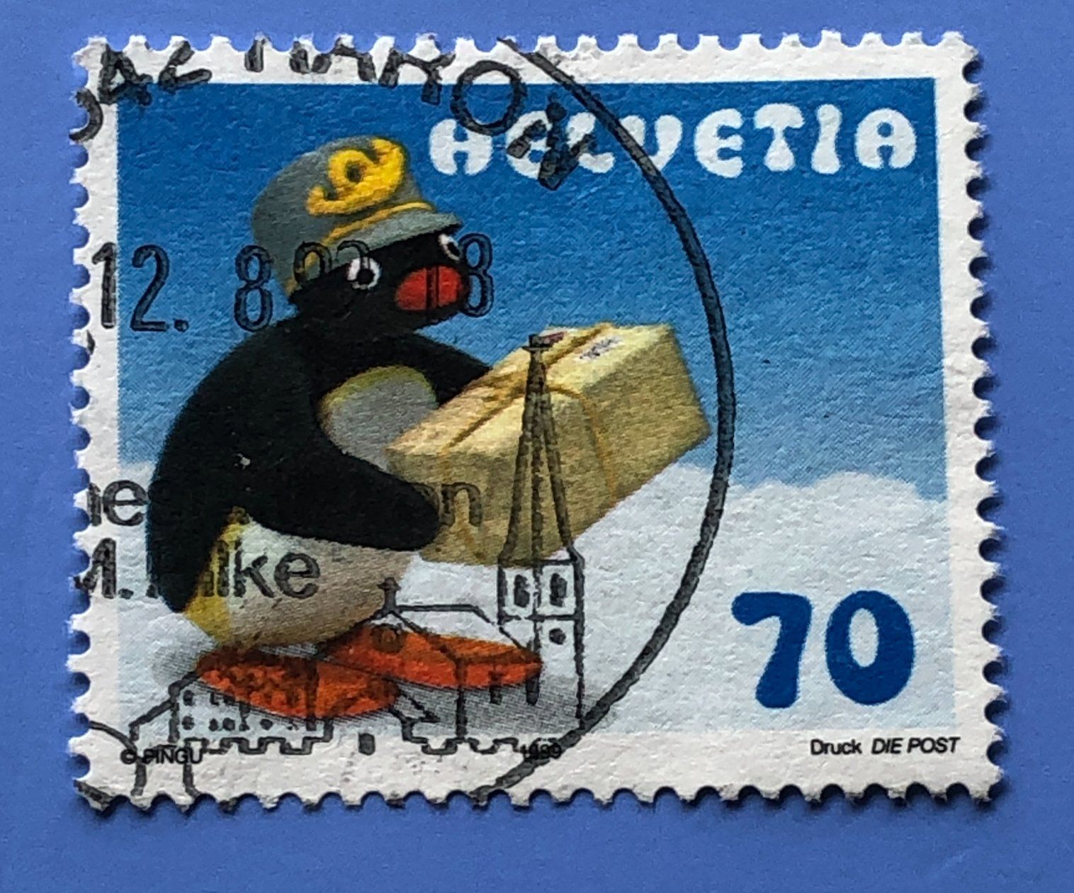 Tutti i francobolli: Nr.964 Klein-Pingu GESTEMPELT Sonderpostmarken 1999 – Usato da Aarau venduto da Billa007