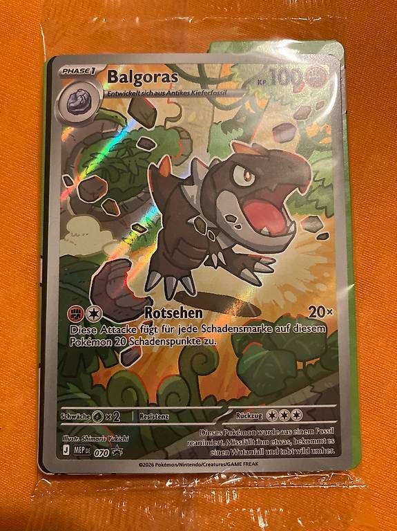 Carte collezionabili: Pokémon Promo Balgoras MEP 070 – Nuovo e nell'imballaggio originale da Basel venduto da parZval