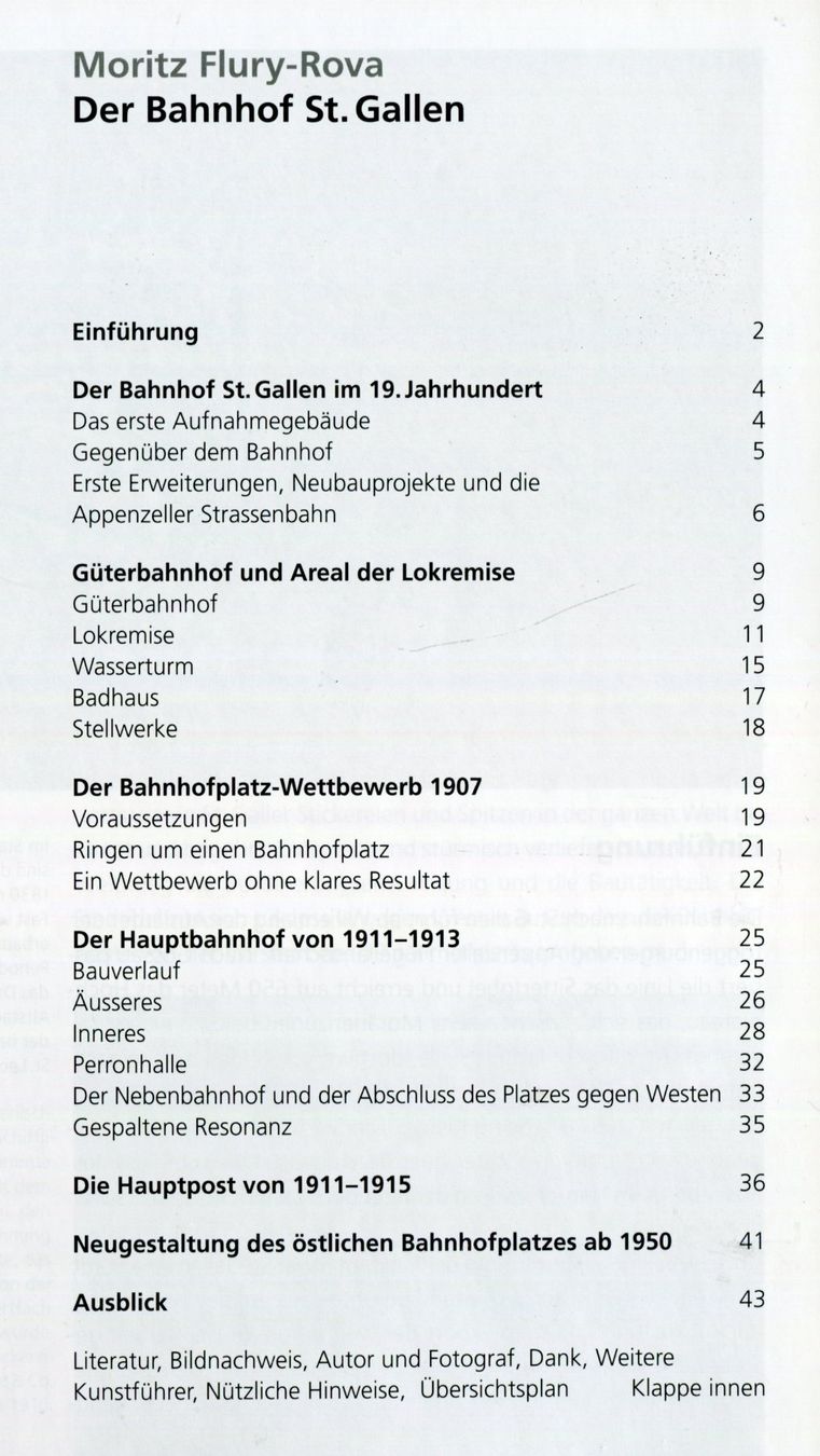 Libri: St. Gallen, Bahnhof, Hauptpost, Kunstführer – Usato da Aarau venduto da Elmaar41 2