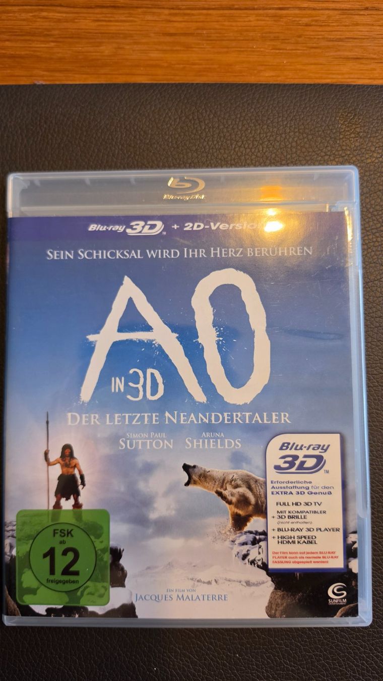 Tutti i DVDs: AO - Der letzte Neandertaler - 3D Blu-Ray – Usato da Glarus venduto da Joeggi1