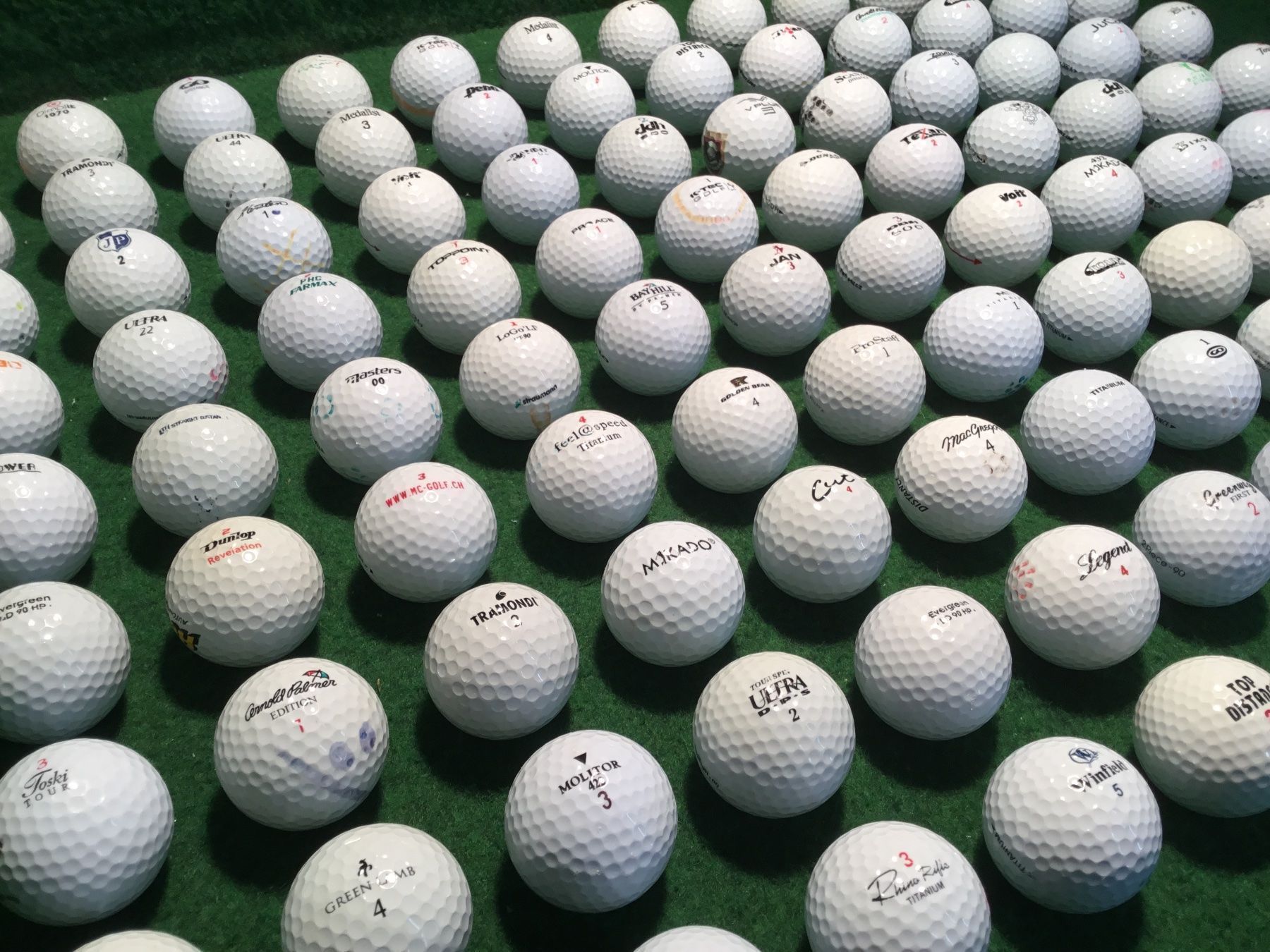 Palloni: 100 Golfbälle Markenmix (mittel) – Usato da Bergdietikon venduto da shimano4 8